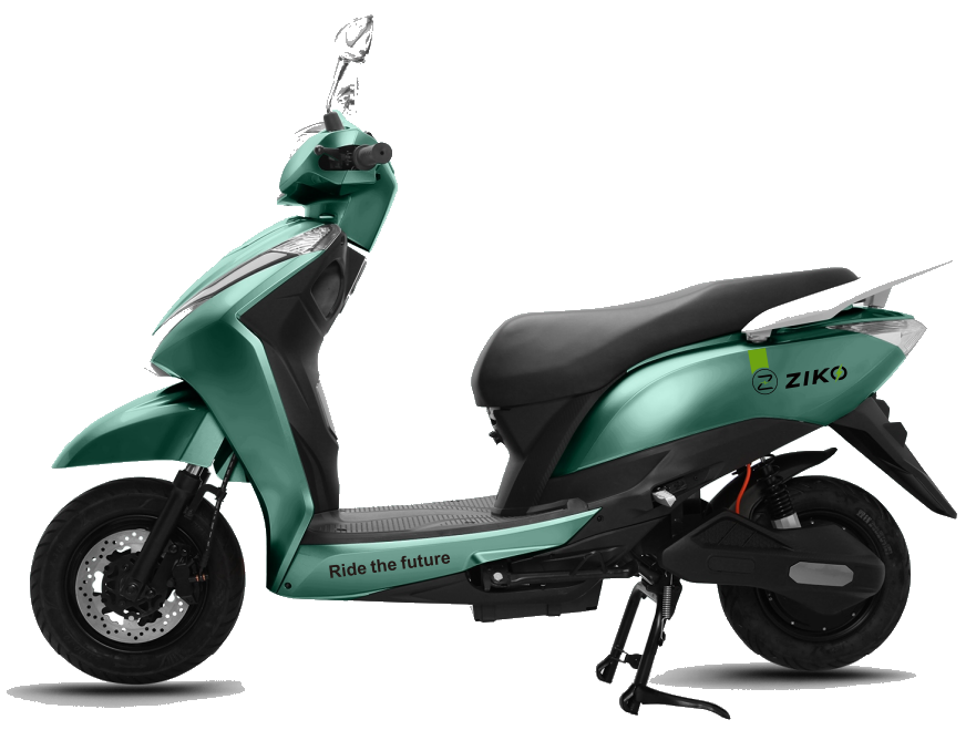 Click to zoom view Ziko Z1 Active (Green) Electric Scooter
